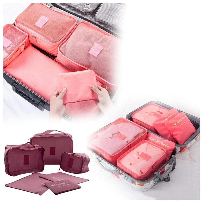 Cloth Organizer Pouch Laundry Zipper Bags (6 pcs) by Your Brand