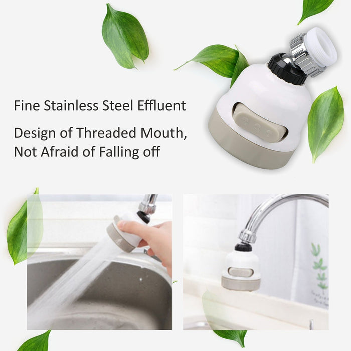 Rotatable Splash Proof 3 Modes Water Saving Nozzle Filter Faucet Sprayer by Your Brand