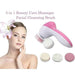 Multi-function body and facial massager in pink.