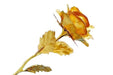 24K Artificial Golden Rose / Gold Red Rose with Gift Box (10 inches) by Your Brand