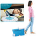 Sporty Plastic Spin Mop with Bigger Wheels & Auto Fold Handle for 360° Cleaning by Your Brand