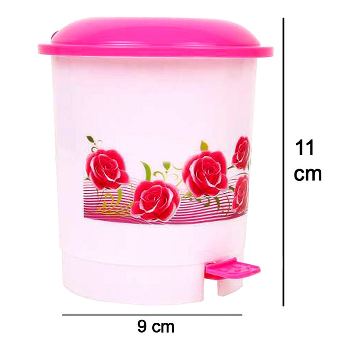 Plastic Pedal Dustbin / Desk Dustbin by Your Brand