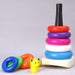 Plastic Baby Kids Teddy Stacking Ring Jumbo Stack Up Educational Toy 9pc by Your Brand