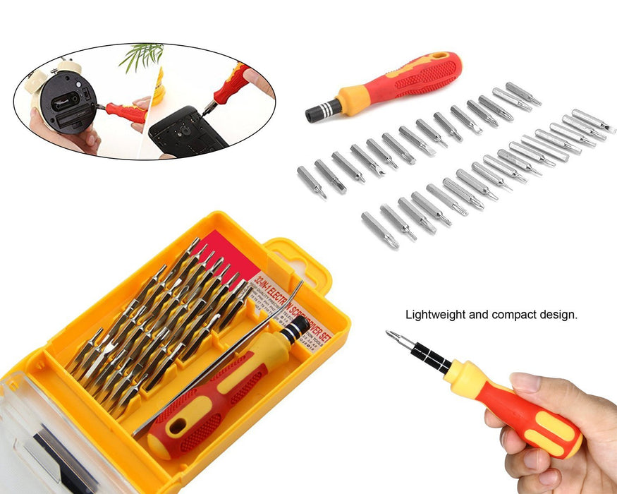 Screwdriver Set 32 in 1 with Magnetic Holder by Your Brand