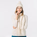Cap for Winter Woolen Knitted Black Inside Fur Caps by Your Brand