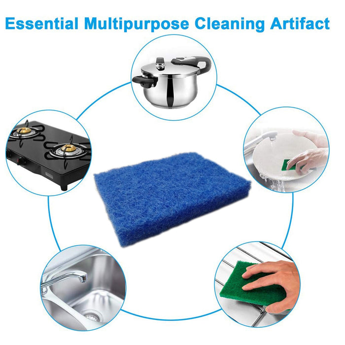 Kitchen Scrubber Pads for Utensils / Tiles Cleaning (Pack of 4) by Your Brand