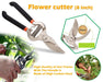 Garden Shears Pruners Scissor, flower cutter (8 inch) by Your Brand