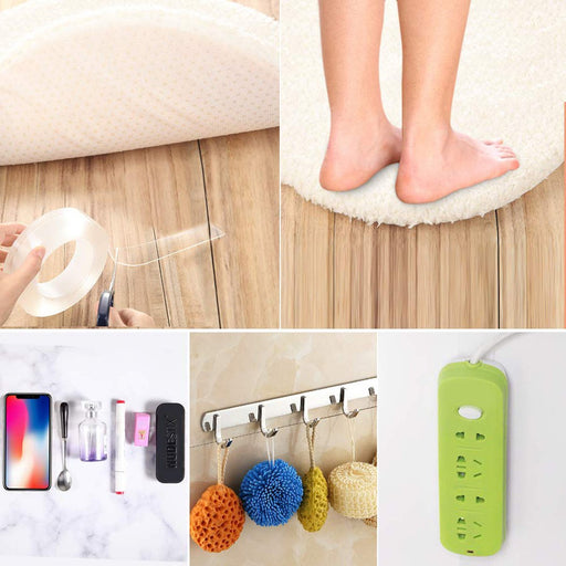 Double Sided Nano Adhesive Tape, 3 meter Washable Traceless Nano Gel Tape by Your Brand