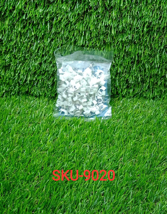 100 Pc 6MM Cable Clips for Securing Wires on Walls by Your Brand