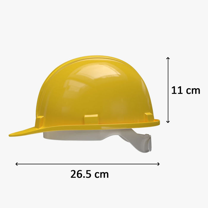 Yellow Plastic Hard Hat Construction Cap (1Pc Only) by Your Brand