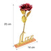 24k Gold Rose,hicoosee Gold Foil Plated Rose with LOVE Stand and Gift Box by Your Brand