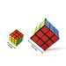 Plastic Fancy 3x3 Small Cube Puzzles Game - 2 Pieces (Multicolour) by Your Brand