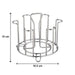 Kitchen glass stand with stainless steel construction
