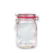 500ml plastic mason jar with airtight seal and zipper for food storage.