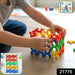 Balanced Block Colorful Interlocking Stacking Toy (1 Set) by Your Brand