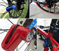 Sturdy wheel lock for motorcycle and scooter protection