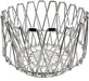 Wire bowl fruit basket with foldable design