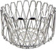 Foldable stainless steel fruit bowl for versatile use