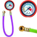 Air compressor accessories for tire inflation.
