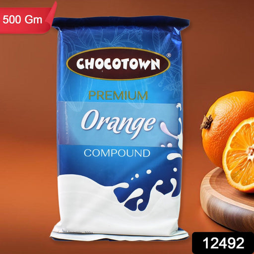 Chocotown Premium Orange Compound (500gm) by Your Brand