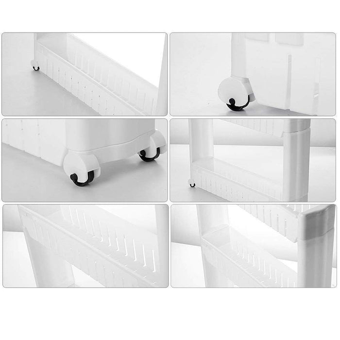Multipurpose 4 Layer Space Saving Storage Organizer Rack Shelf by Your Brand