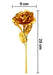 Luxury Decorative Gold Plated Artificial Golden Rose with Premium Box by Your Brand