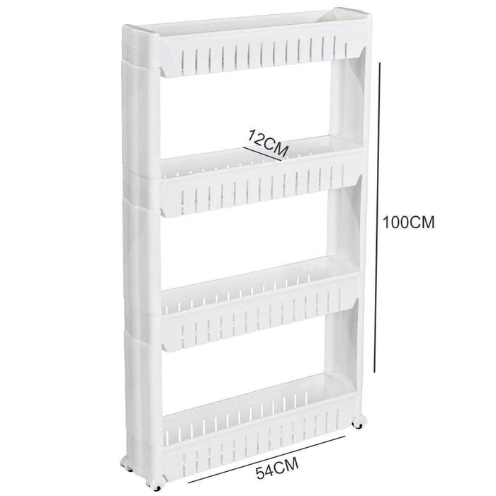 Multipurpose 4 Layer Space Saving Storage Organizer Rack Shelf by Your Brand