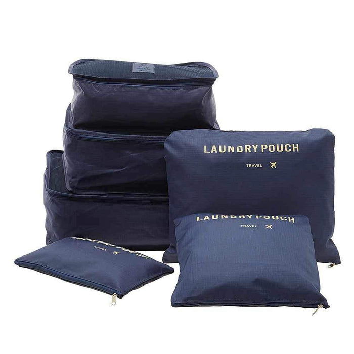 Cloth Organizer Pouch Laundry Zipper Bags (6 pcs) by Your Brand