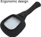 Magnifier for seniors with LED illumination