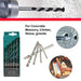 Metal Drill Bit Set (Multicolor, 5-Piece) by Your Brand