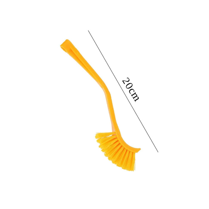 Plastic Wash Basin / Toilet Seat Cleaning Brush (Multicolour) by Your Brand