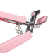 Stainless steel plate clips and tongs for safely handling hot dishes and bowls.