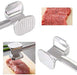 Sturdy double-sided aluminum meat tenderizer hammer for beef steaks