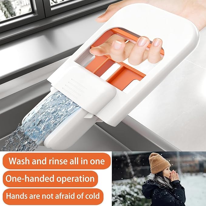 dealdekho.in Handheld Mini Sponge Mop Squeeze Cleaner for Kitchen Counter - Mops