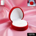 Premium Heart-Shaped Velvet Jewellery Ring Box (1 Pc) by Your Brand