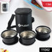 Stainless steel lunch box with carry bag