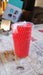 Drinking glass set, unbreakable plastic, set of 4.
