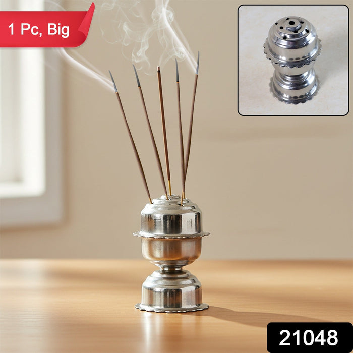 Stainless Steel Big jasmine Agarbatti Stand (1 Pc) by Your Brand