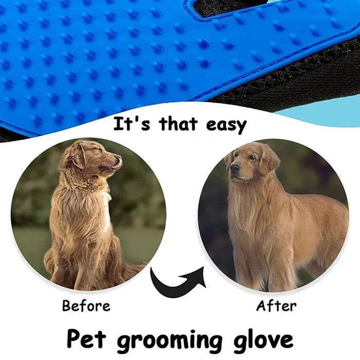 Pet Grooming Deshedding Glove (1 Pc, Mix Color) by Your Brand