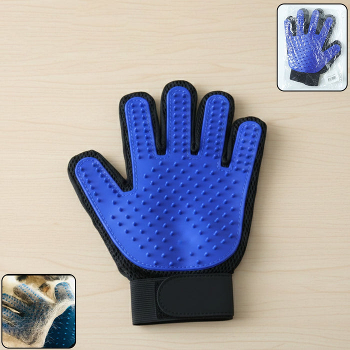 Pet Grooming Deshedding Glove (1 Pc, Mix Color) by Your Brand
