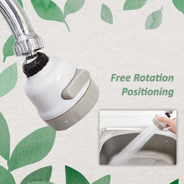 Rotatable Splash Proof 3 Modes Water Saving Nozzle Filter Faucet Sprayer by Your Brand