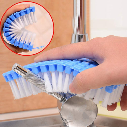 Flexible Plastic Cleaning Brush for Home, Kitchen and Bathroom, by Your Brand