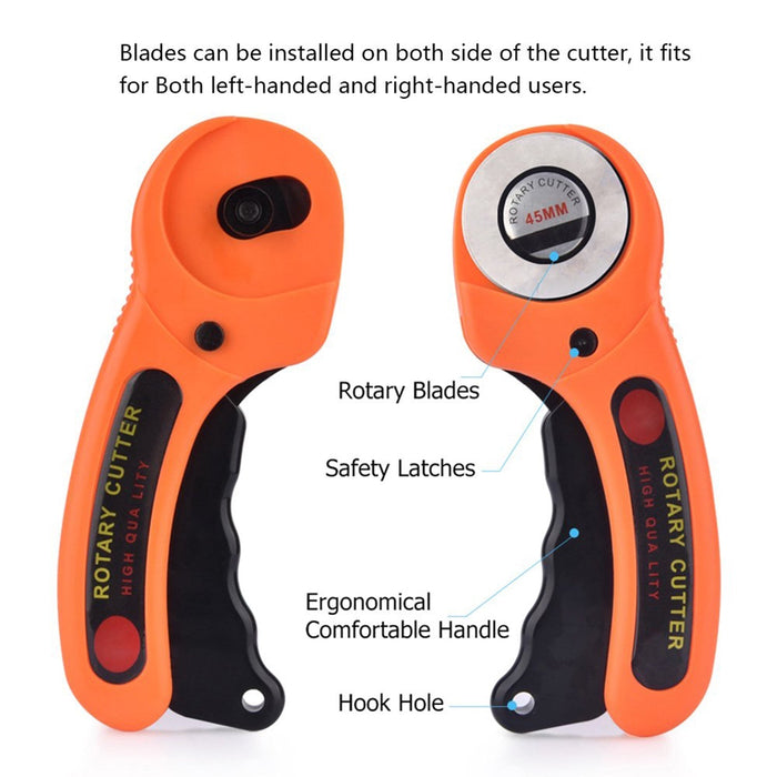 Heavy Duty Rotary Cutter 45mm Blade (1 Pc) by Your Brand