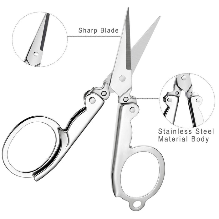 Folding Scissor 3.5inch used crafting and cutting purposes for children’s and adults by Your Brand