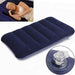 Velvet Air Inflatable Travel Pillow (Blue) by Your Brand
