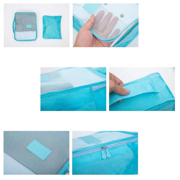 Cloth Organizer Pouch Laundry Zipper Bags (6 pcs) by Your Brand