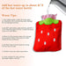 Small heating water bag strawberry