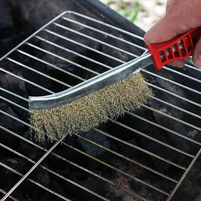 Stainless Steel Wire Hand Brush Metal Cleaner Rust Paint Removing Tool by Your Brand