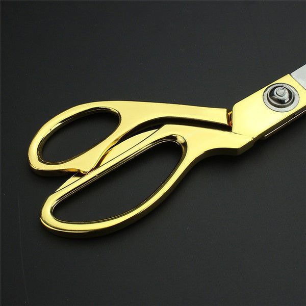 Gold Plated Professional Cloth Cutting Scissor by Your Brand