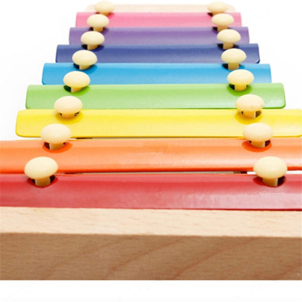 Wooden Xylophone Musical Toy for Children (MultiColor) by Your Brand